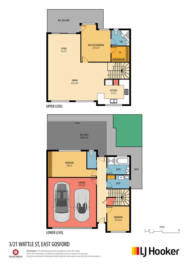 Floorplan of Homely townhouse listing, 3/21 Wattle Street, East Gosford NSW 2250