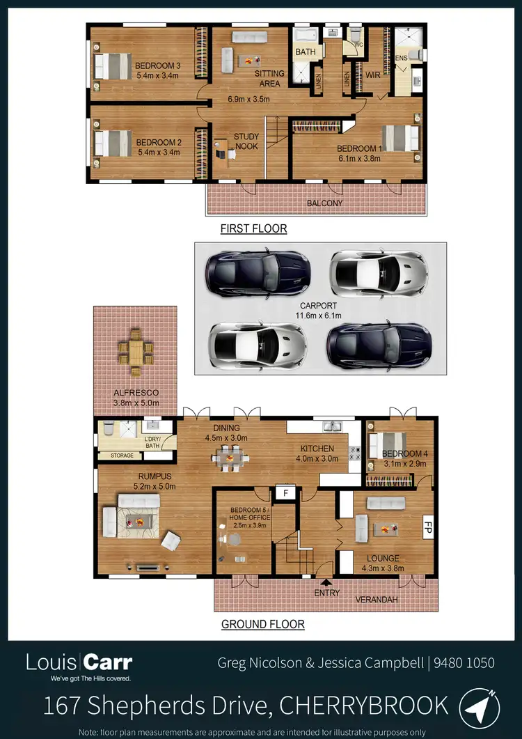 Floorplan of Homely house listing, 167 Shepherds Drive, Cherrybrook NSW 2126