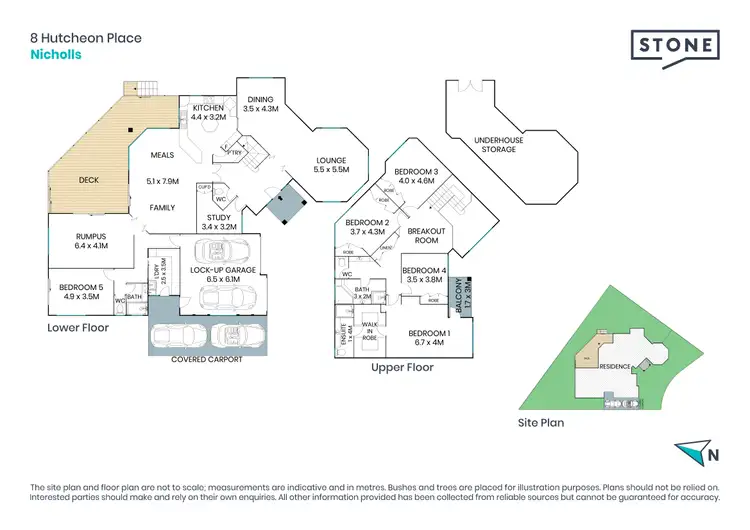 Floorplan of Homely house listing, 8 Hutcheon Place, Nicholls ACT 2913