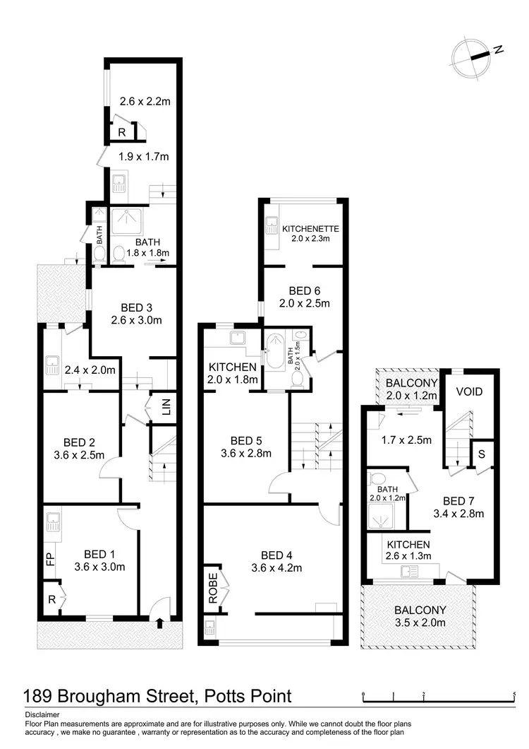Floorplan of Homely house listing, 189 Brougham Street, Woolloomooloo NSW 2011