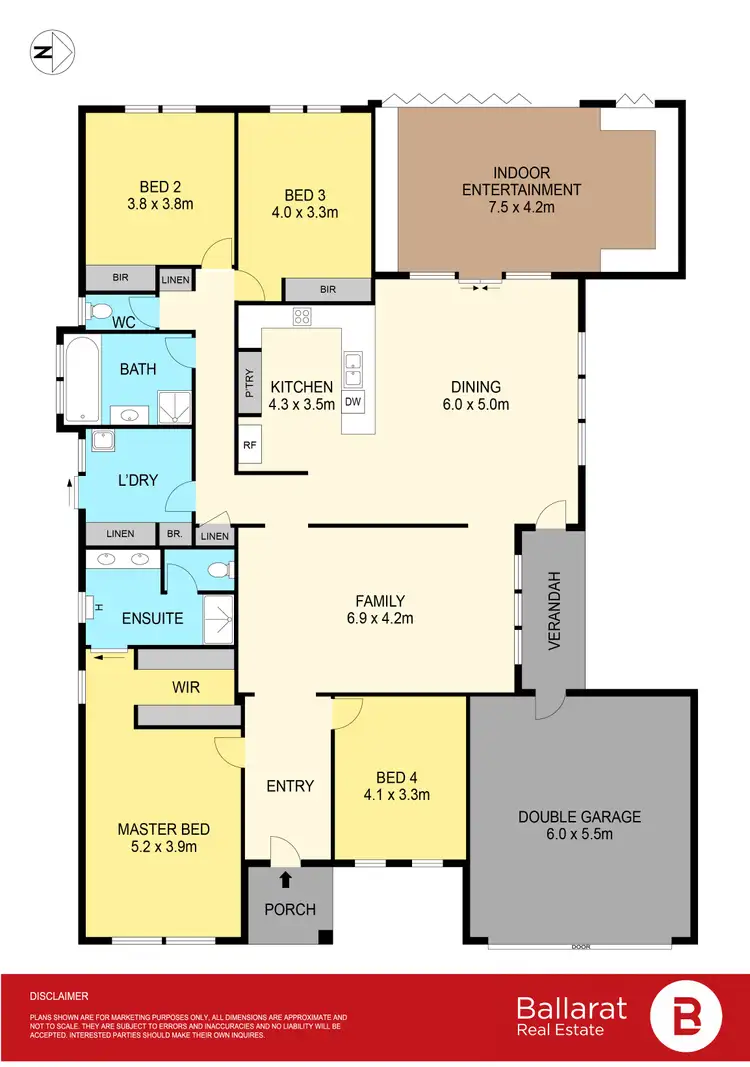 Floorplan of Homely house listing, 21 Macquarie Close, Delacombe VIC 3356