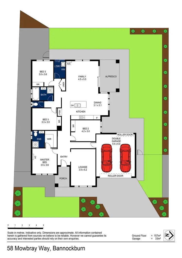 Floorplan of Homely house listing, 58 Mowbray Way, Bannockburn VIC 3331