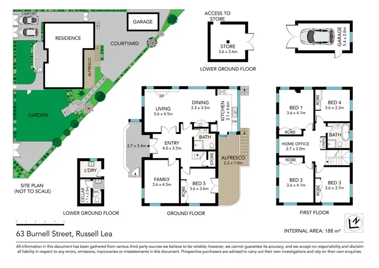 Floorplan of Homely house listing, 63 Burnell Street, Russell Lea NSW 2046