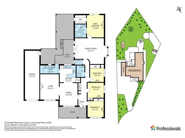 Floorplan of Homely house listing, 10 Grand Panorama Court, Launching Place VIC 3139