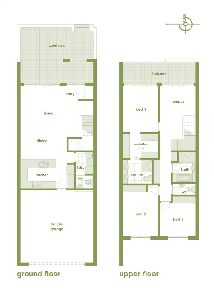 Floorplan of Homely townhouse listing, 125 Mortimer Lewis Drive, Greenway ACT 2900
