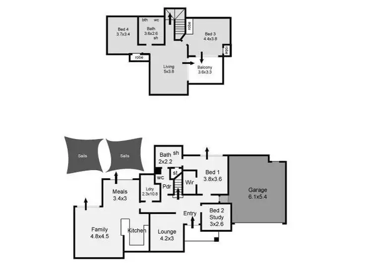 Floorplan of Homely house listing, 15 Caladenia Parade, Mount Claremont WA 6010