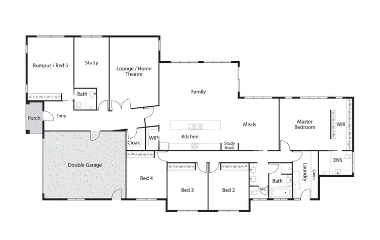 Floorplan of Homely house listing, 6 Bowser Place, Curtin ACT 2605
