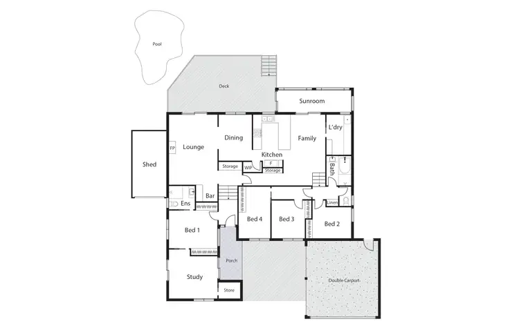 Floorplan of Homely house listing, 16 Ruthven Street, Gowrie ACT 2904