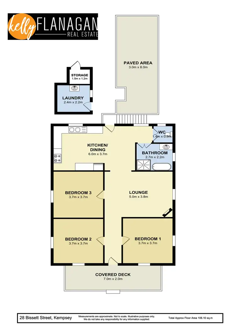 Floorplan of Homely house listing, 28 Bissett Street, East Kempsey NSW 2440