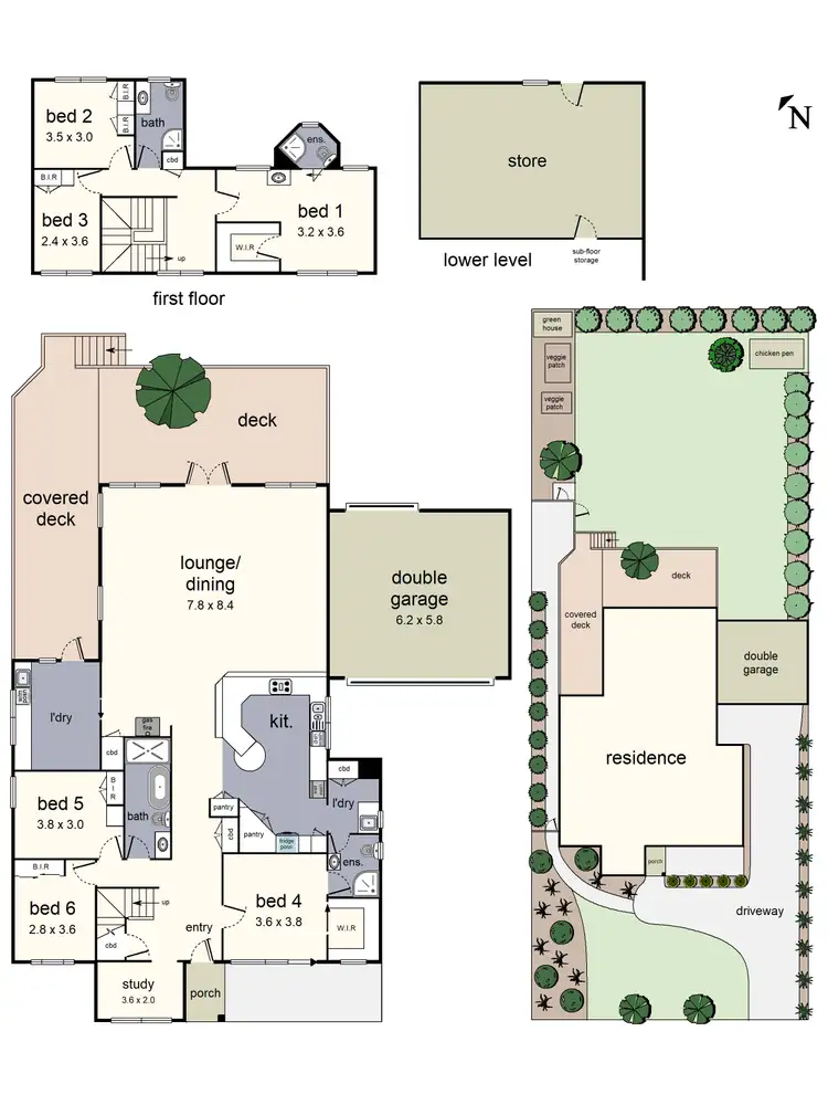 Floorplan of Homely house listing, 20 Baker Street, Lilydale VIC 3140