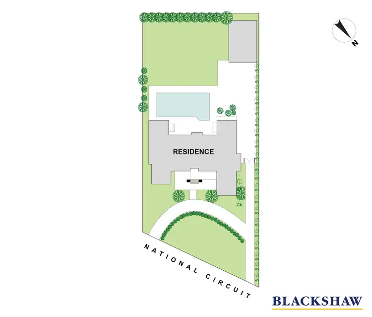 Floorplan of Homely house listing, 72 National Circuit, Deakin ACT 2600