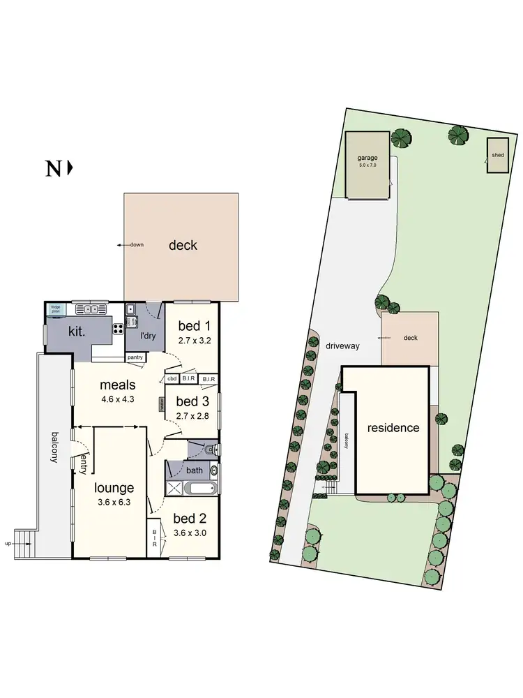 Floorplan of Homely house listing, 13 Autumn Grove, Mooroolbark VIC 3138