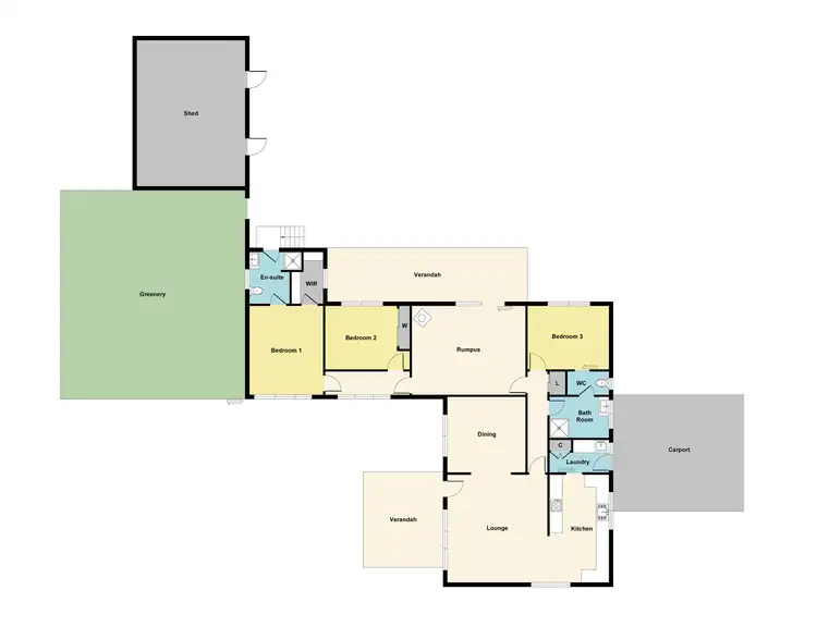 Floorplan of Homely house listing, 10 Tweeddale Street, Dunolly VIC 3472