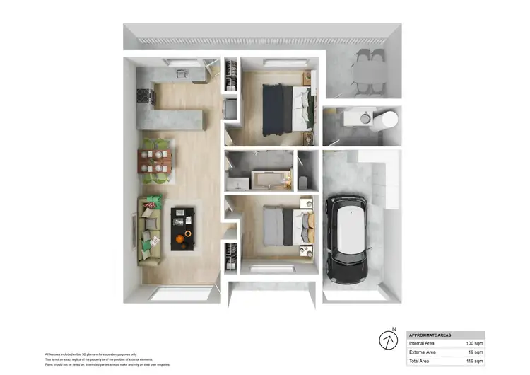 Floorplan of Homely unit listing, 7/8 Briggs Road, Springwood QLD 4127
