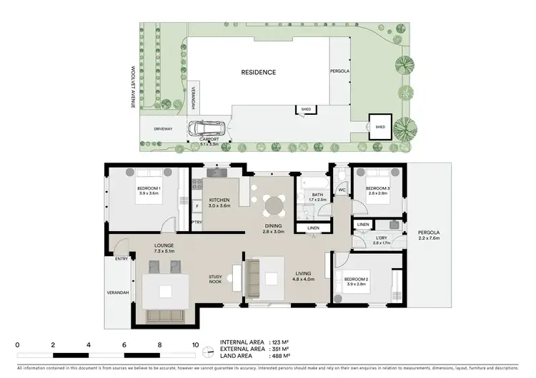 Floorplan of Homely house listing, 10 Woolvet Avenue, Belmont VIC 3216