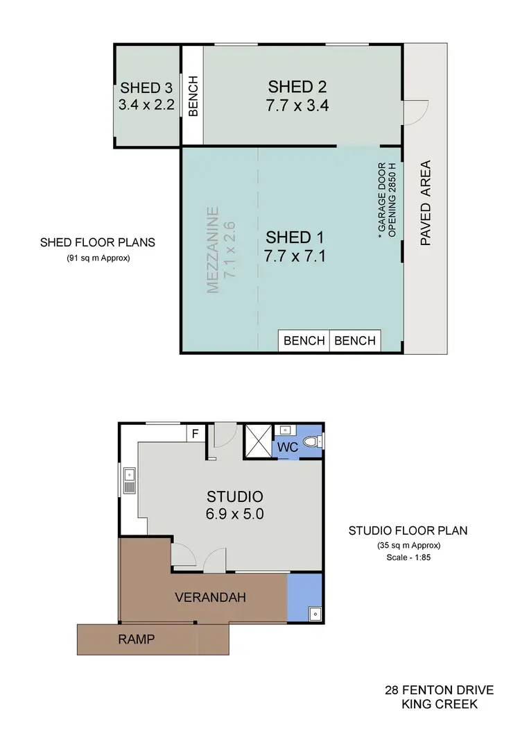 Floorplan of Homely house listing, 28 Fenton Drive, King Creek NSW 2446