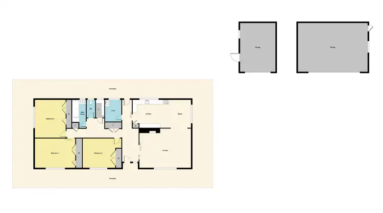 Floorplan of Homely house listing, 13 Raglan Street, Dunolly VIC 3472