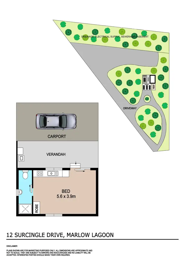 Floorplan of Homely house listing, 12 Surcingle Drive, Marlow Lagoon NT 830