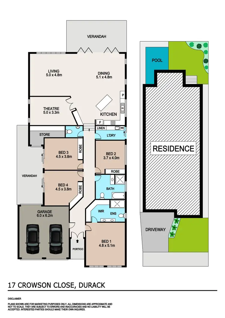 Floorplan of Homely house listing, 17 Crowson Close, Durack NT 830