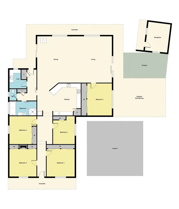 Floorplan of Homely house listing, 49 Palmerston Street, Maryborough VIC 3465