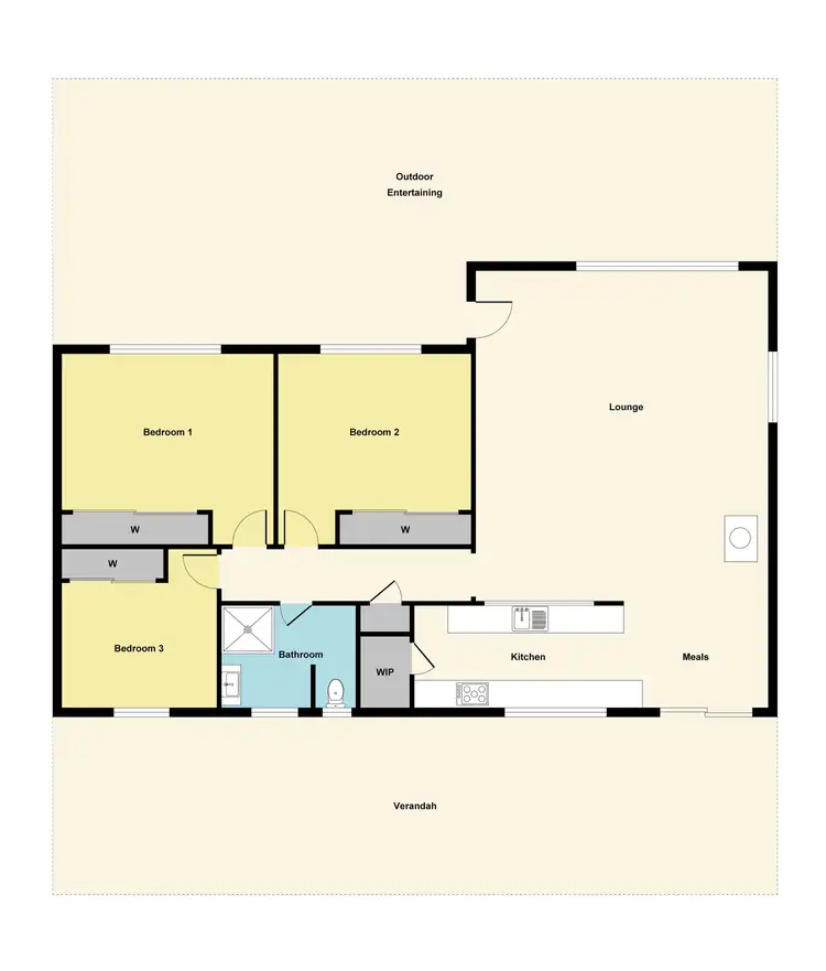 Floorplan of Homely house listing, 192 Clay Gully Lane, Mcintyre VIC 3472