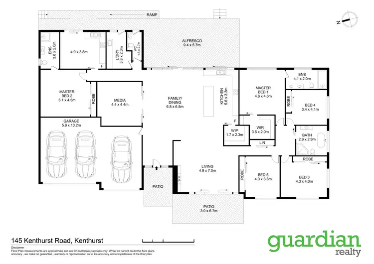 Floorplan of Homely rural property listing, 145 Kenthurst Road, Kenthurst NSW 2156