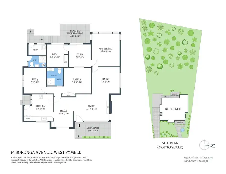Floorplan of Homely house listing, 19 Boronga Avenue, West Pymble NSW 2073