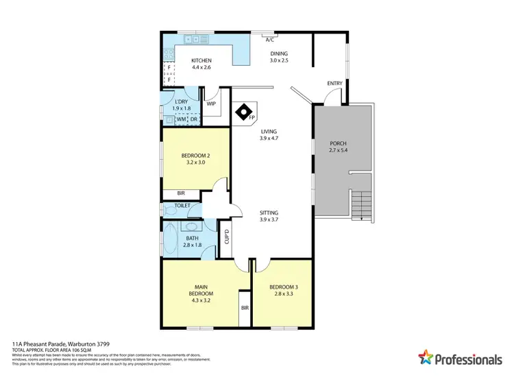 Floorplan of Homely house listing, 11A Pheasant Parade, Warburton VIC 3799
