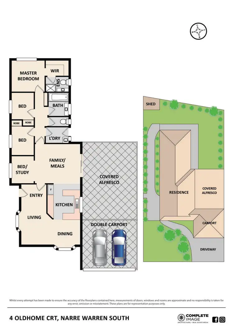 Floorplan of Homely house listing, 4 Oldhome Court, Narre Warren South VIC 3805