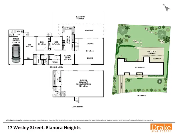 Floorplan of Homely house listing, 17 Wesley Street, Elanora Heights NSW 2101