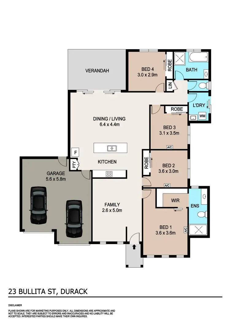 Floorplan of Homely house listing, 23 Bullita Street, Durack NT 830