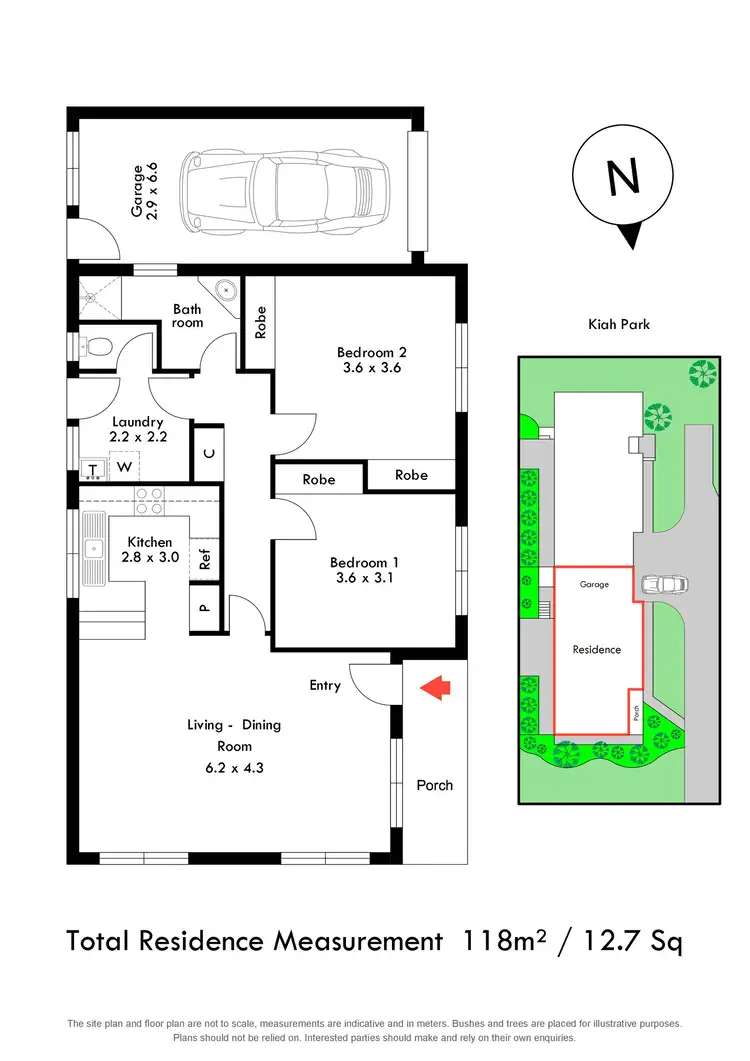 Floorplan of Homely unit listing, 1/8 Margaret Street, Warragul VIC 3820