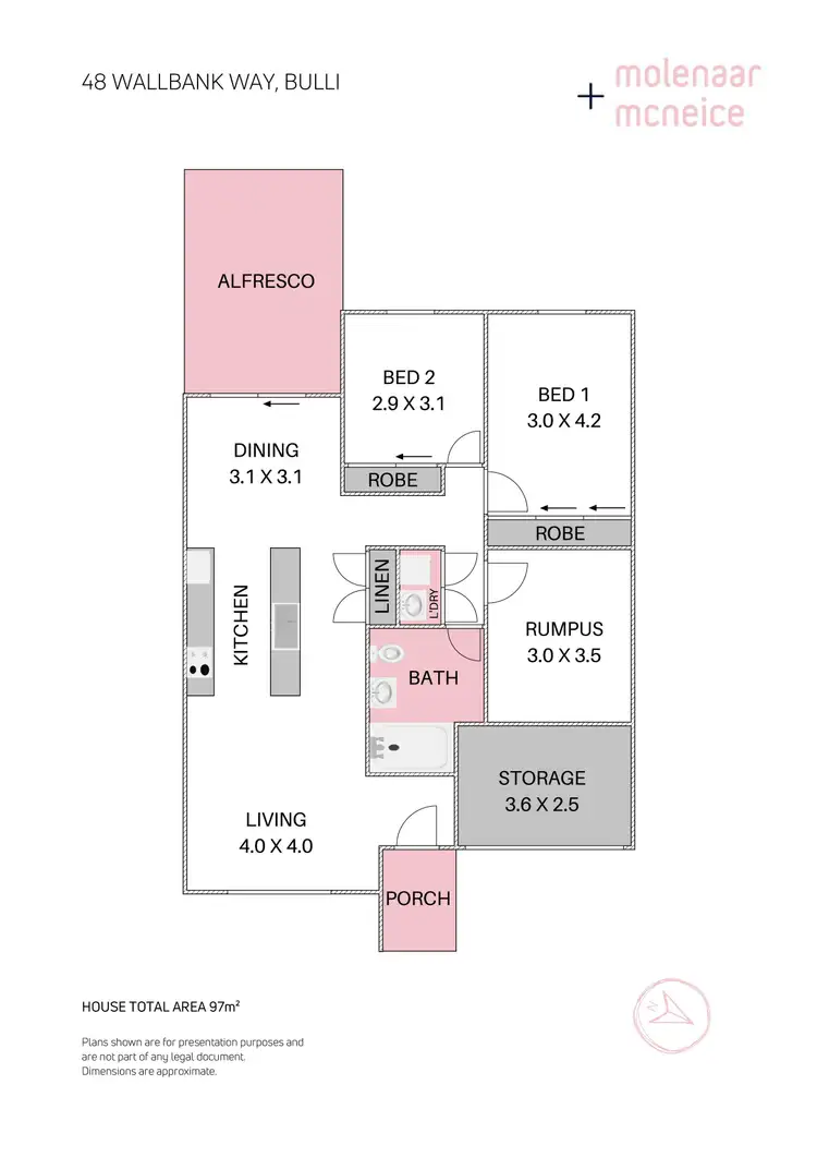 Floorplan of Homely house listing, 48 Wallbank Way, Bulli NSW 2516