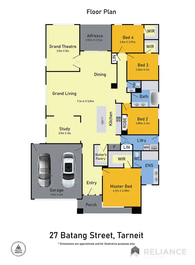 Floorplan of Homely house listing, 27 Batang Street, Tarneit VIC 3029