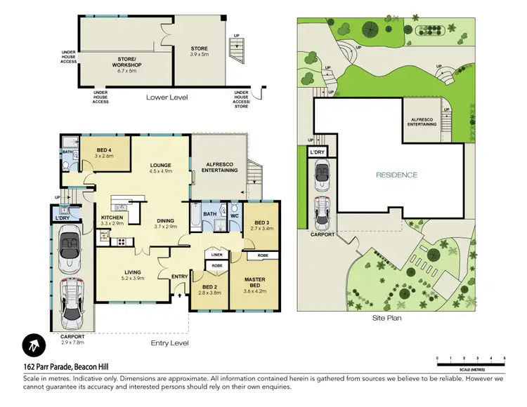 Floorplan of Homely house listing, 162 Parr Parade, Beacon Hill NSW 2100