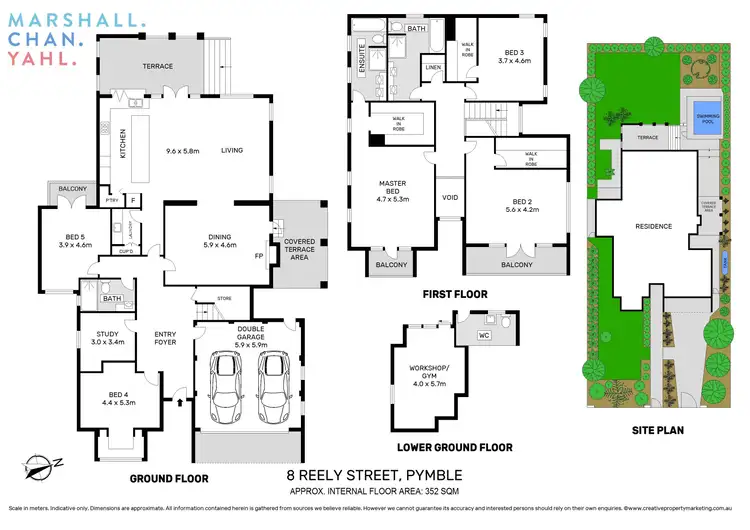 Floorplan of Homely house listing, 8 Reely Street, Pymble NSW 2073