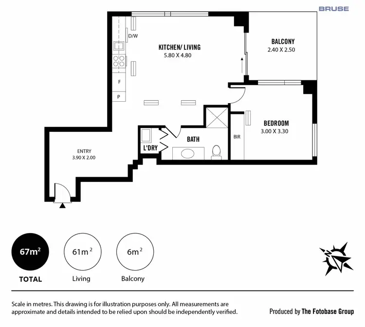 Floorplan of Homely apartment listing, 402/96 North Terrace, Adelaide SA 5000