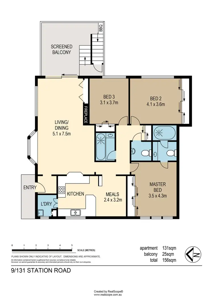 Floorplan of Homely unit listing, 9/131 Station Road, Indooroopilly QLD 4068