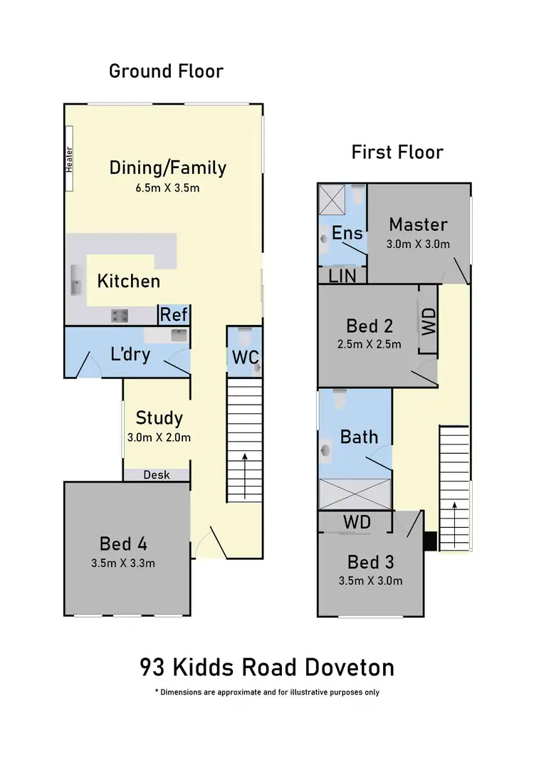 Floorplan of Homely house listing, 93 Kidds Road, Doveton VIC 3177