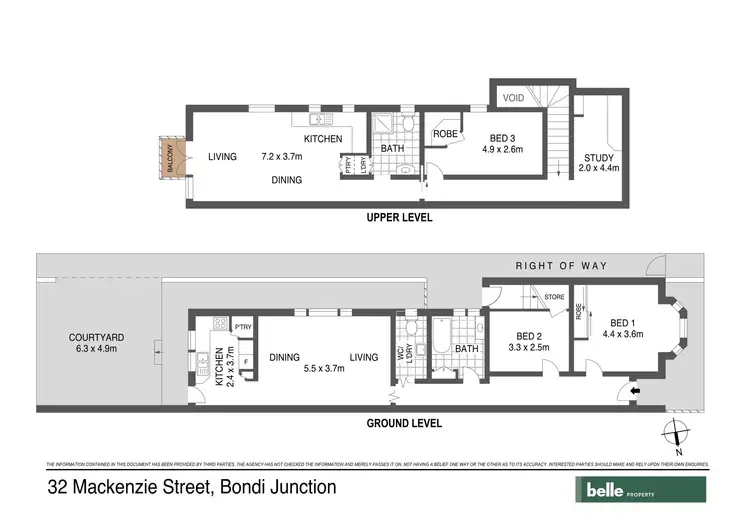 Floorplan of Homely house listing, 32 Mackenzie Street, Bondi Junction NSW 2022