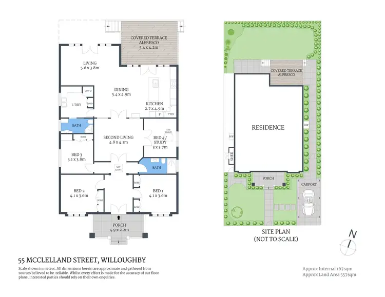 Floorplan of Homely house listing, 55 McClelland Street, Willoughby NSW 2068