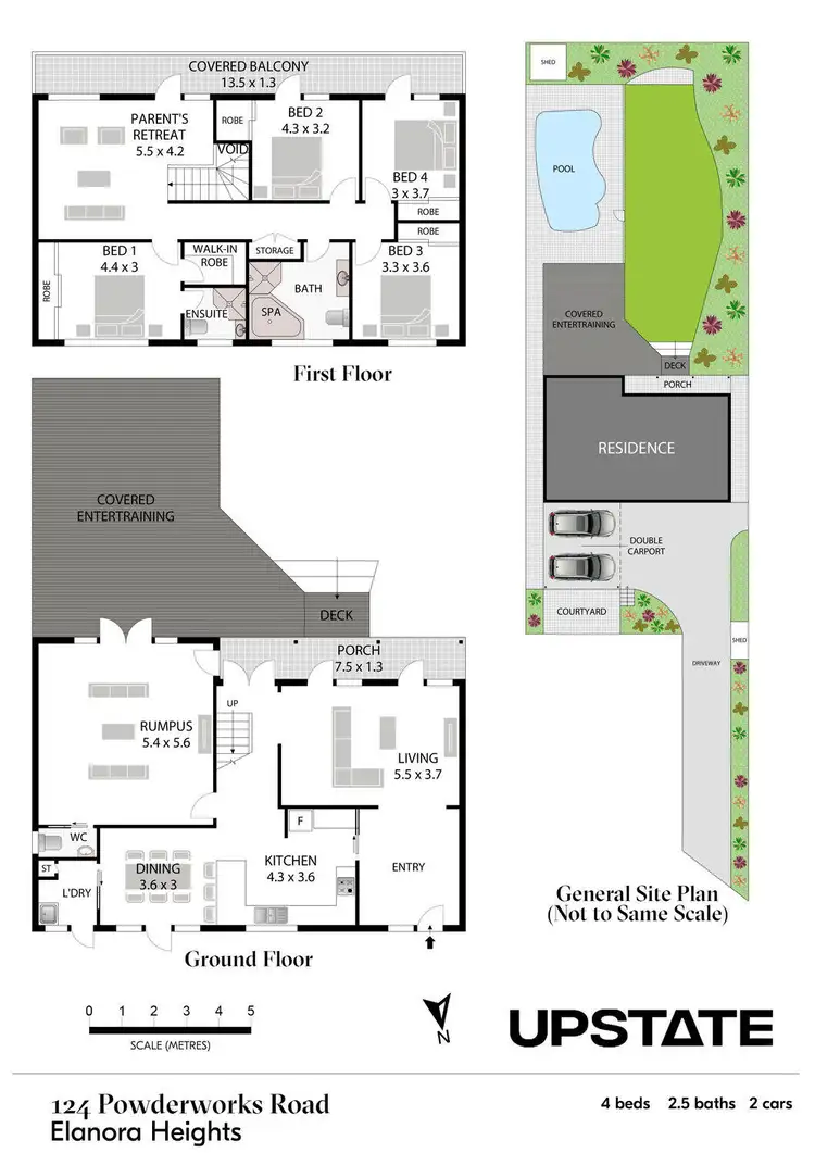 Floorplan of Homely house listing, 124 Powderworks Road, Elanora Heights NSW 2101