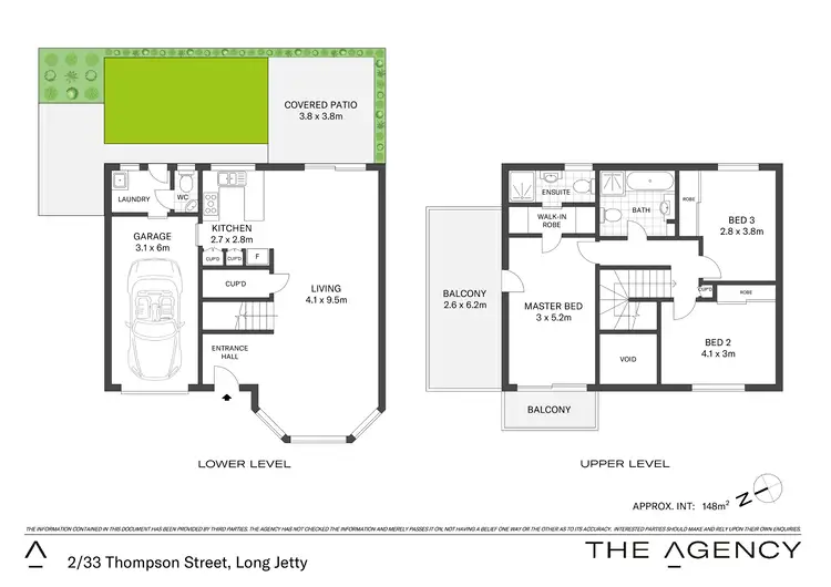 Floorplan of Homely townhouse listing, 2/33 Thompson Street, Long Jetty NSW 2261