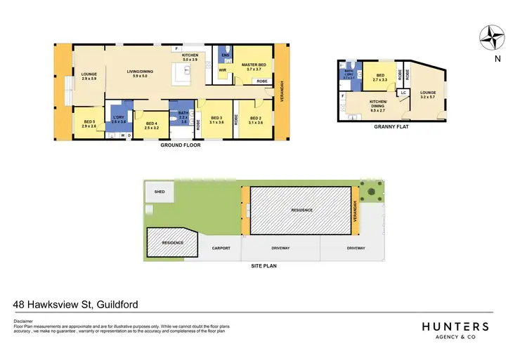Floorplan of Homely house listing, 48 & 48A Hawksview Street, Guildford NSW 2161