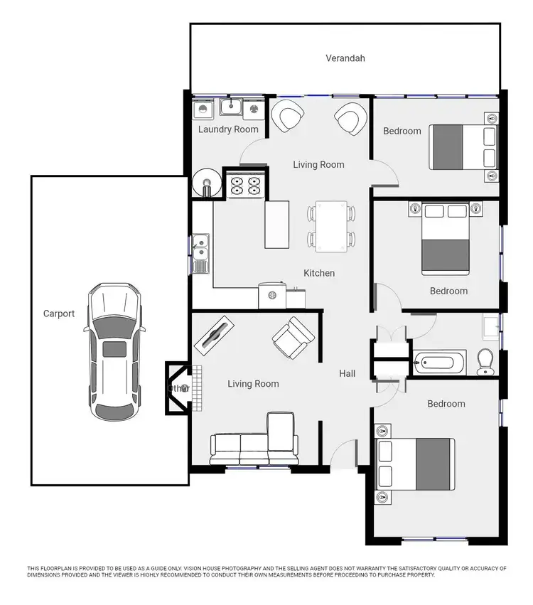 Floorplan of Homely house listing, 2 Havilah Crescent, Mildura VIC 3500