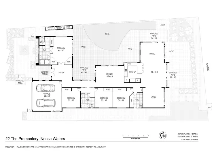 Floorplan of Homely house listing, 22 The Promontory, Noosa Waters QLD 4566