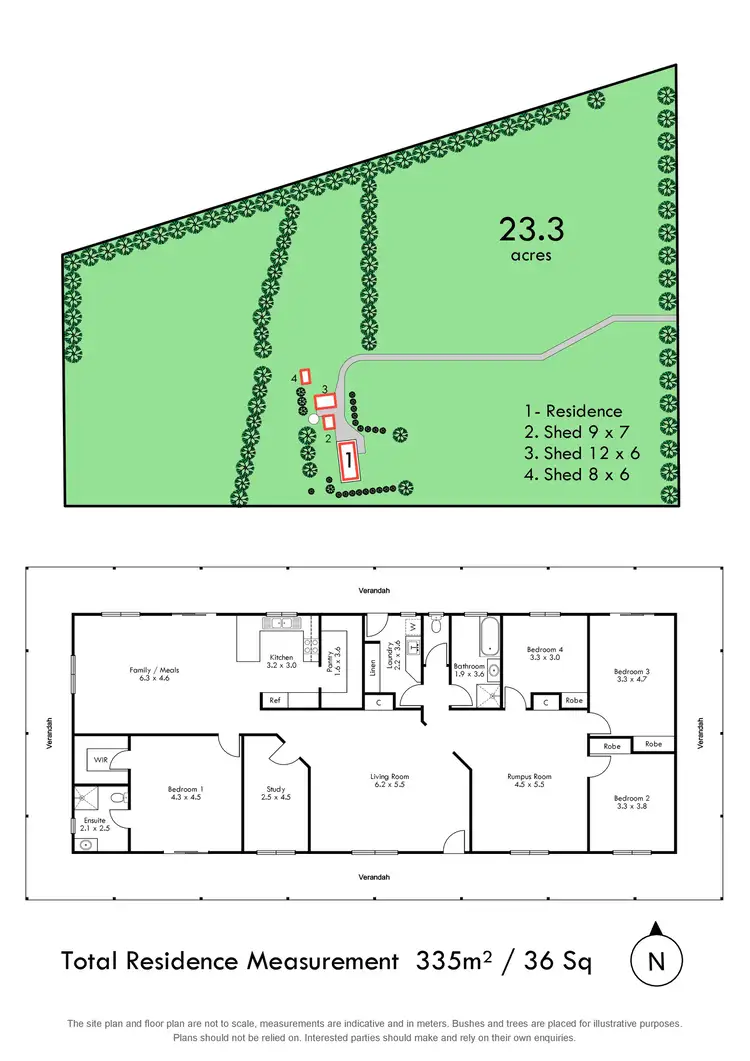 Floorplan of Homely rural property listing, 46 Johnson Street, Longwarry VIC 3816