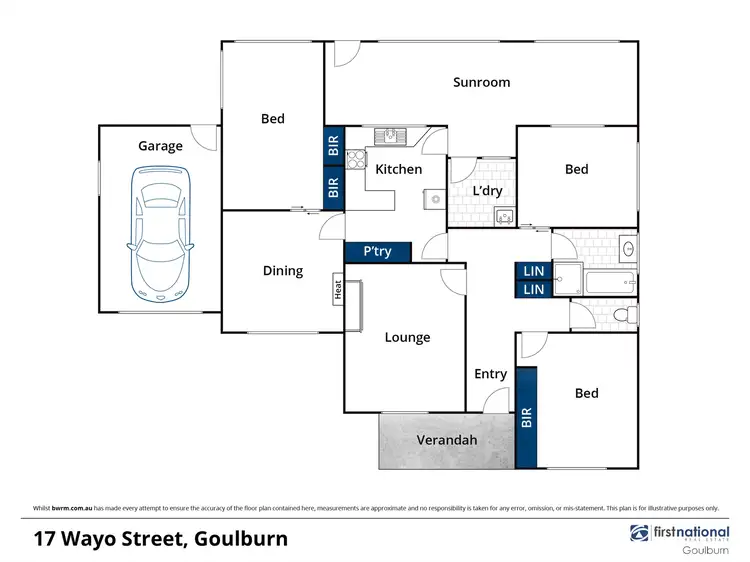 Floorplan of Homely house listing, 17 Wayo Street, Goulburn NSW 2580