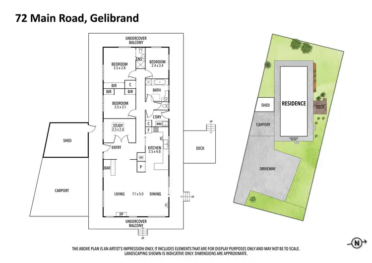 Floorplan of Homely house listing, 72 Main Road, Gellibrand VIC 3239