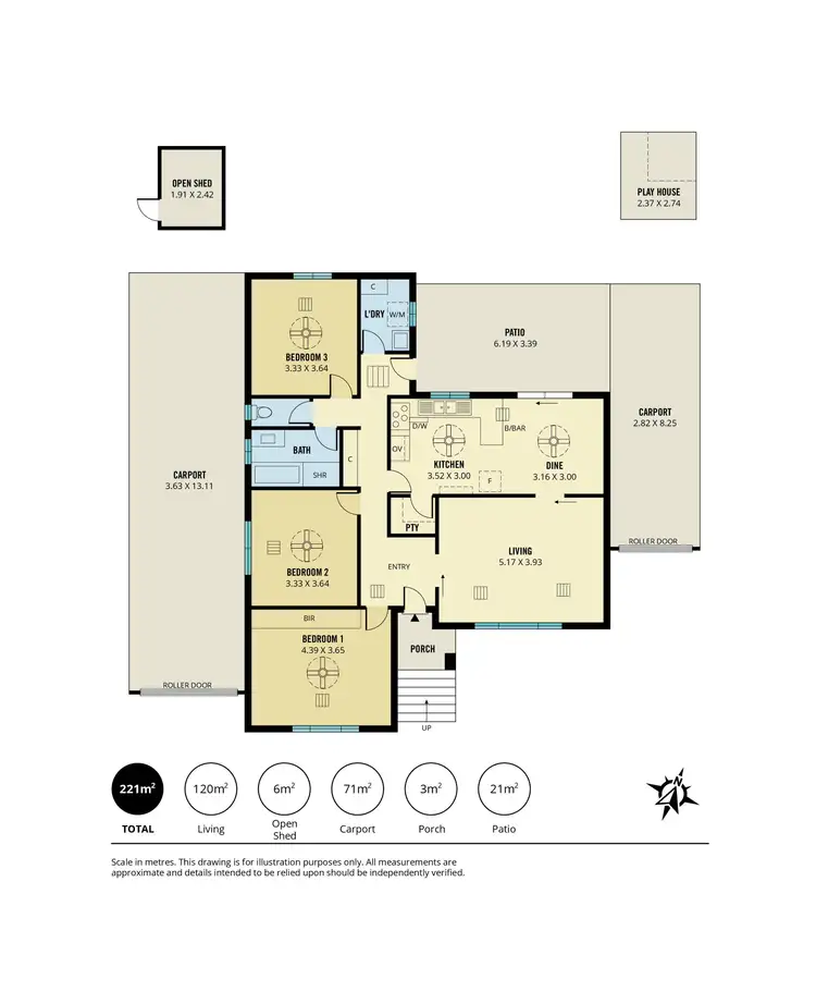 Floorplan of Homely house listing, 6 Pamela Avenue, Windsor Gardens SA 5087